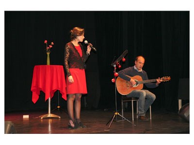 Groupe de Musique de Cécile CUYEU et Didier pour l'expo Les Rendez-vous aux Jardins | Association AcomArtistes | Pau, Tarbes