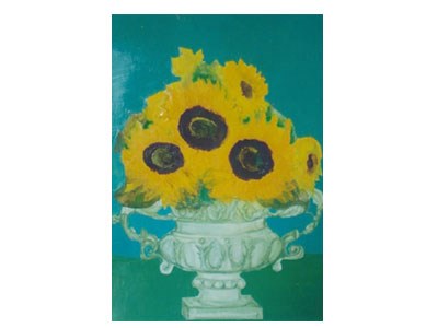 Tableau du peintre JUANCA pour les Rendez-vous aux Jardins | Association AcomArtistes | Pau, Tarbes